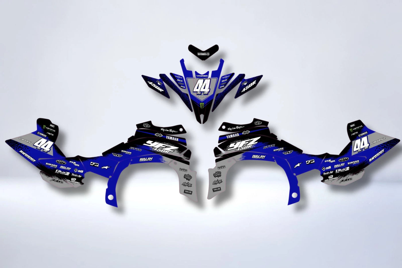 Kit déco Yamaha YFZ 450 R RAPTOR 2009-2013 - VELRYX