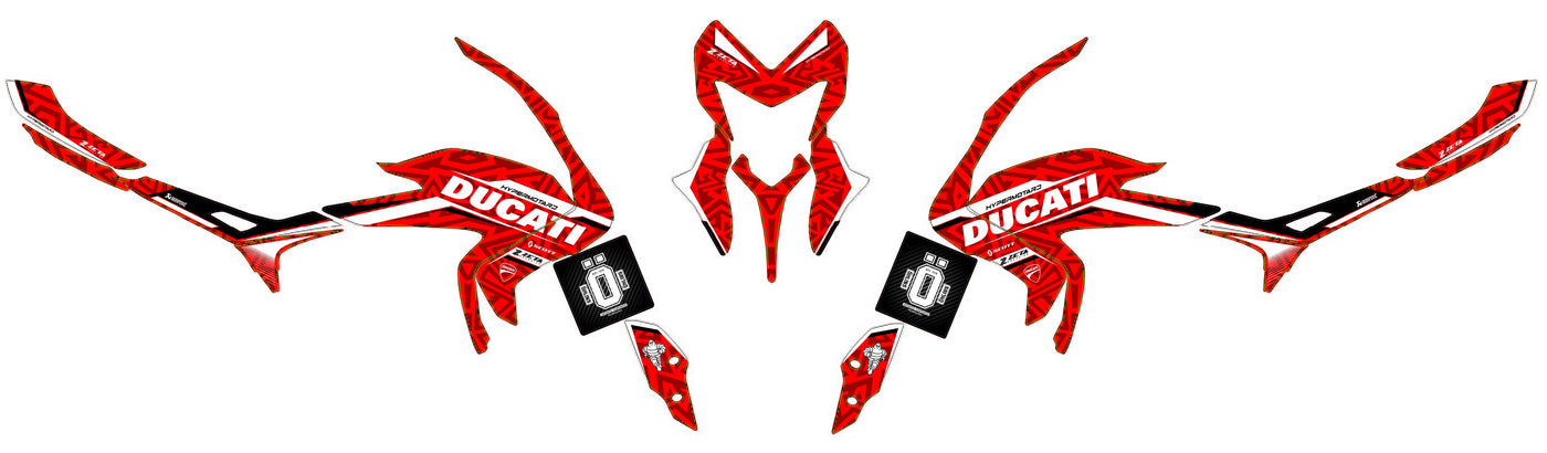 Ducati Hypermotard Hyperstrada 2013-2016 Deco Kit - STRADAK