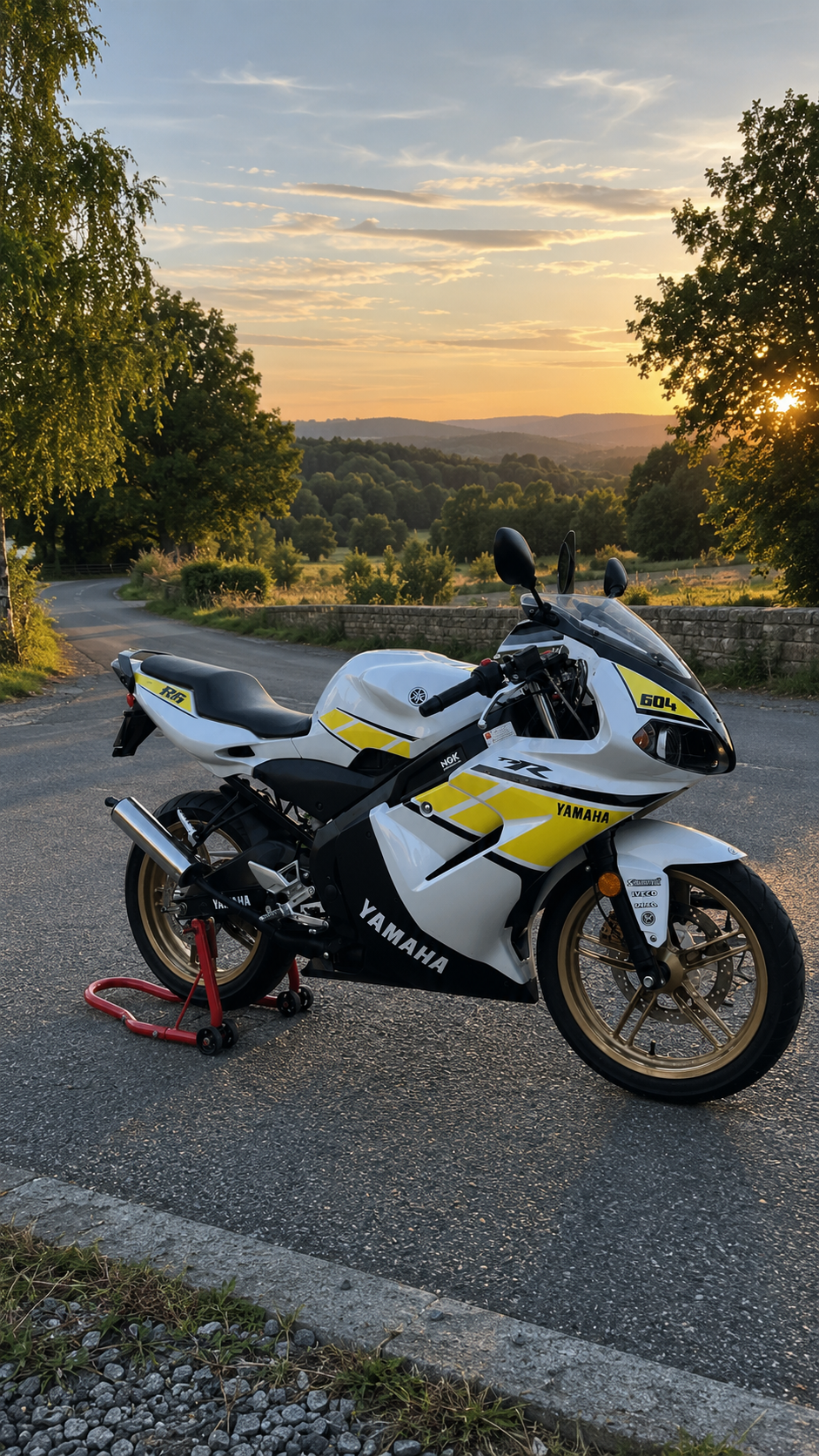 Dekor-Kit YAMAHA TZR nach 2002 (2012) - ANNIVERSARY YELLOW
