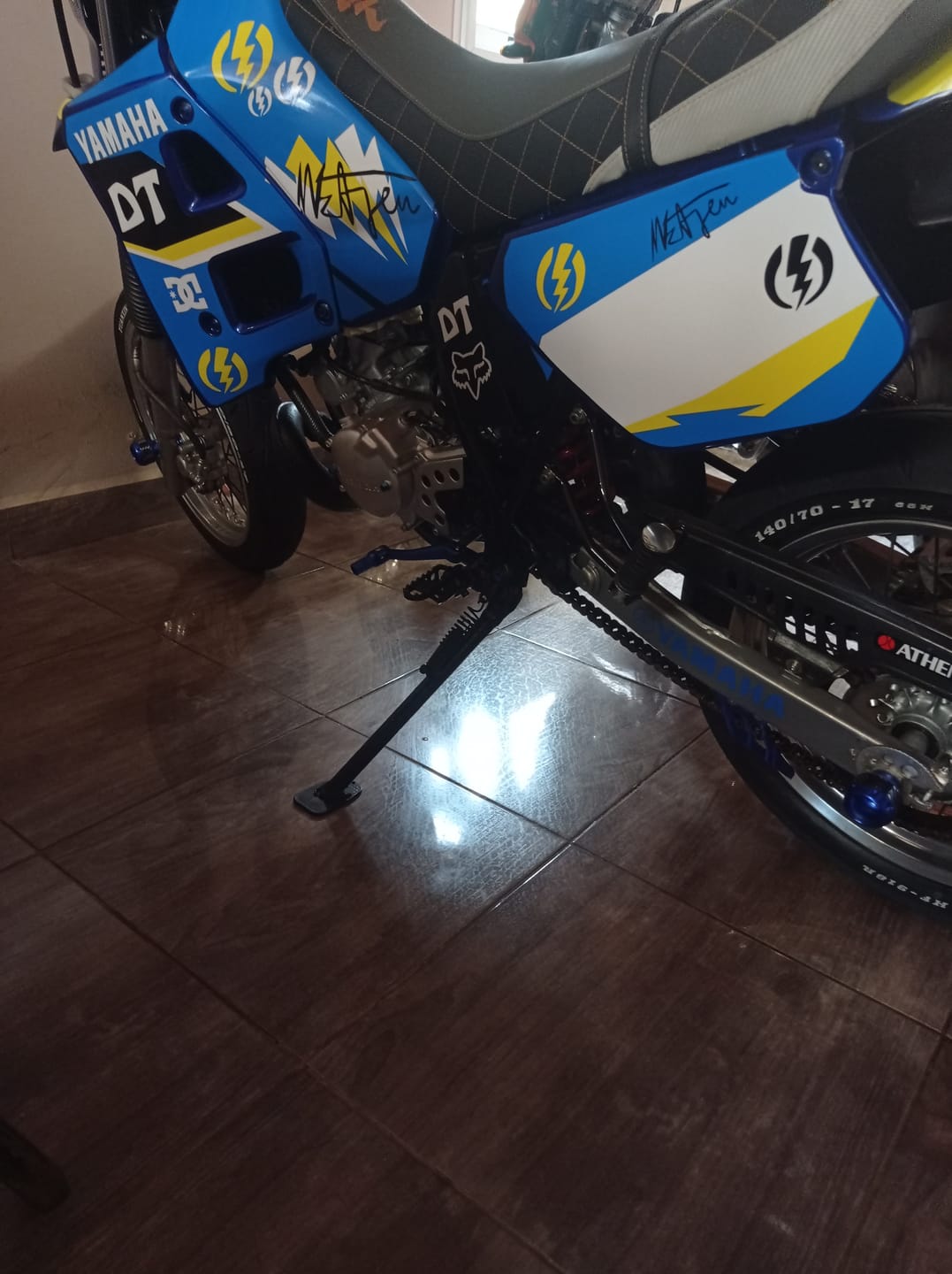 Kit Deco Yamaha DTR DTRE 125 1992-2003 LIGHT BLUE