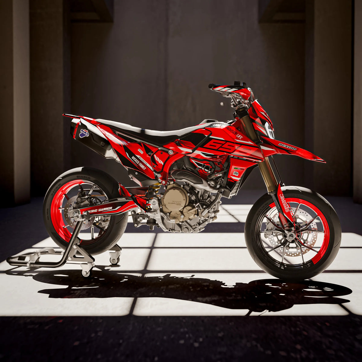Dekor-Kit Ducati Hypermotard 698 Mono - FACTO