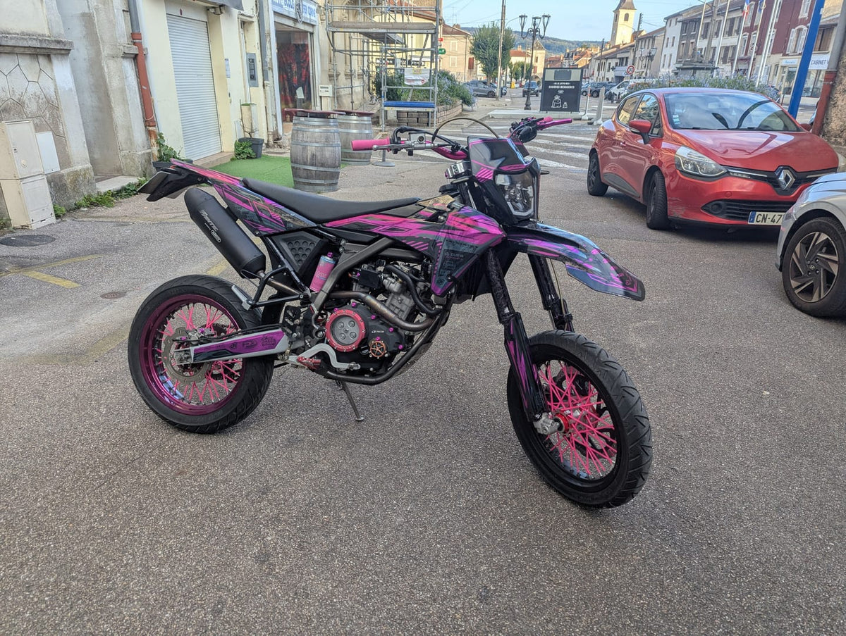 graphics kit Fantic 50/125 XM / XE 2017-2022 - RACE BY @_fabix_300