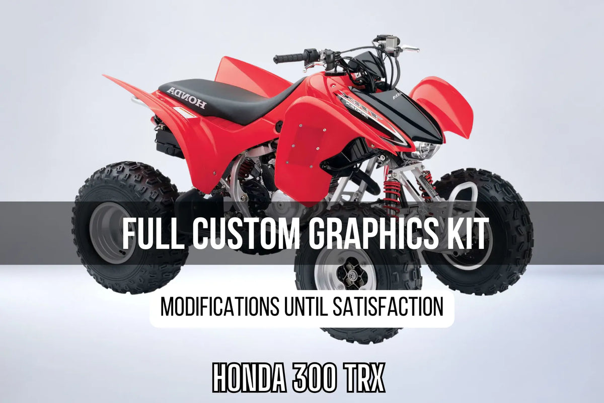 Kit grafiche HONDA 300 TRX 100% personalizzato