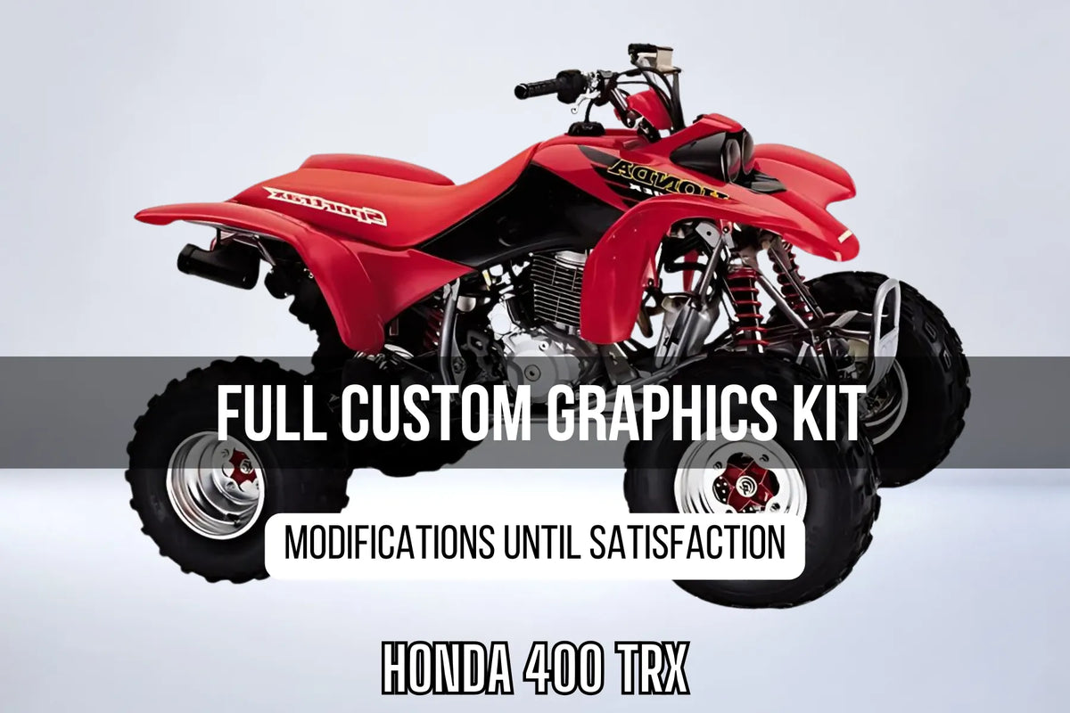 Kit Dekor HONDA 400 TRX 100% individuell