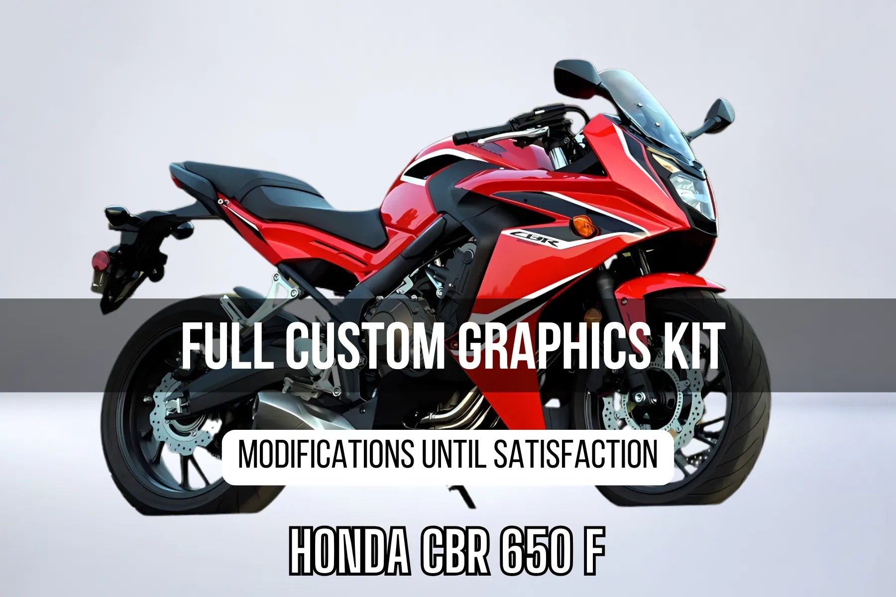 Motorcycle Cb650f 2021 650r Honda CBR 650 F 100% Custom Decal Kit