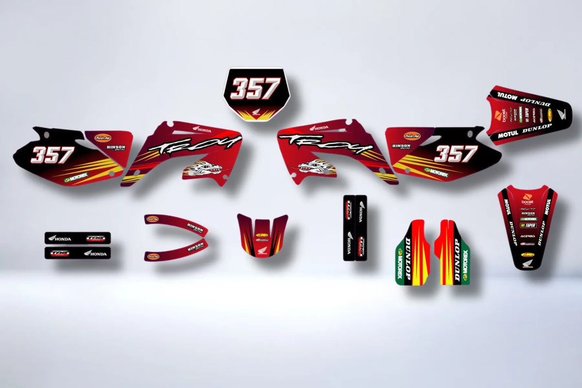 HONDA CR 125-250 2002-2013 graphics kit - FLASH