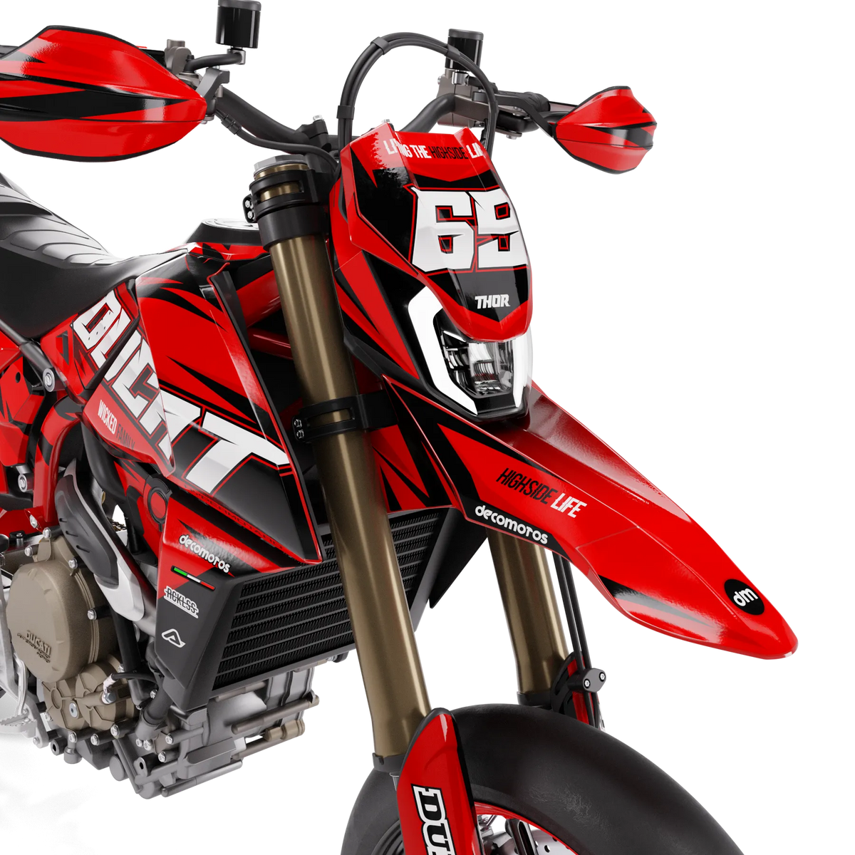 Dekor-Kit Ducati Hypermotard 698 Mono - RACE