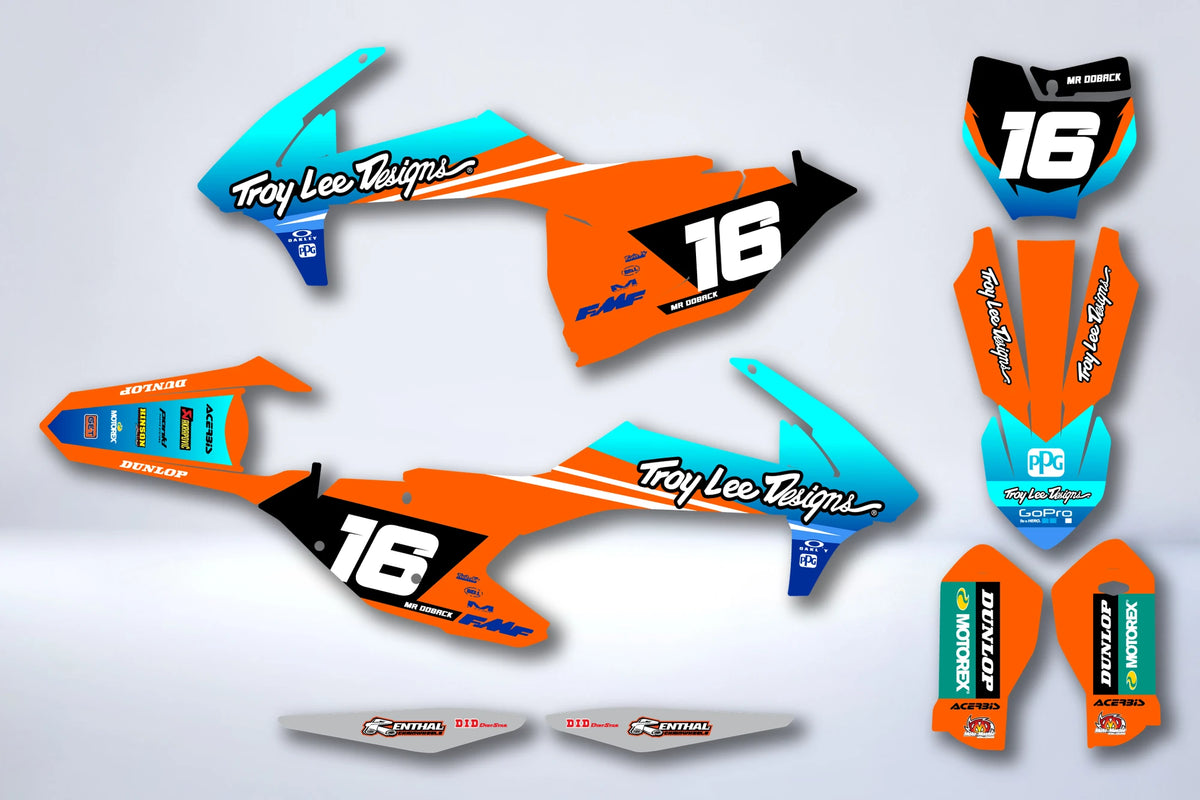 Graphics kit KTM EXC EXC-F SX SX-F 2016-2019 - TYRGAR