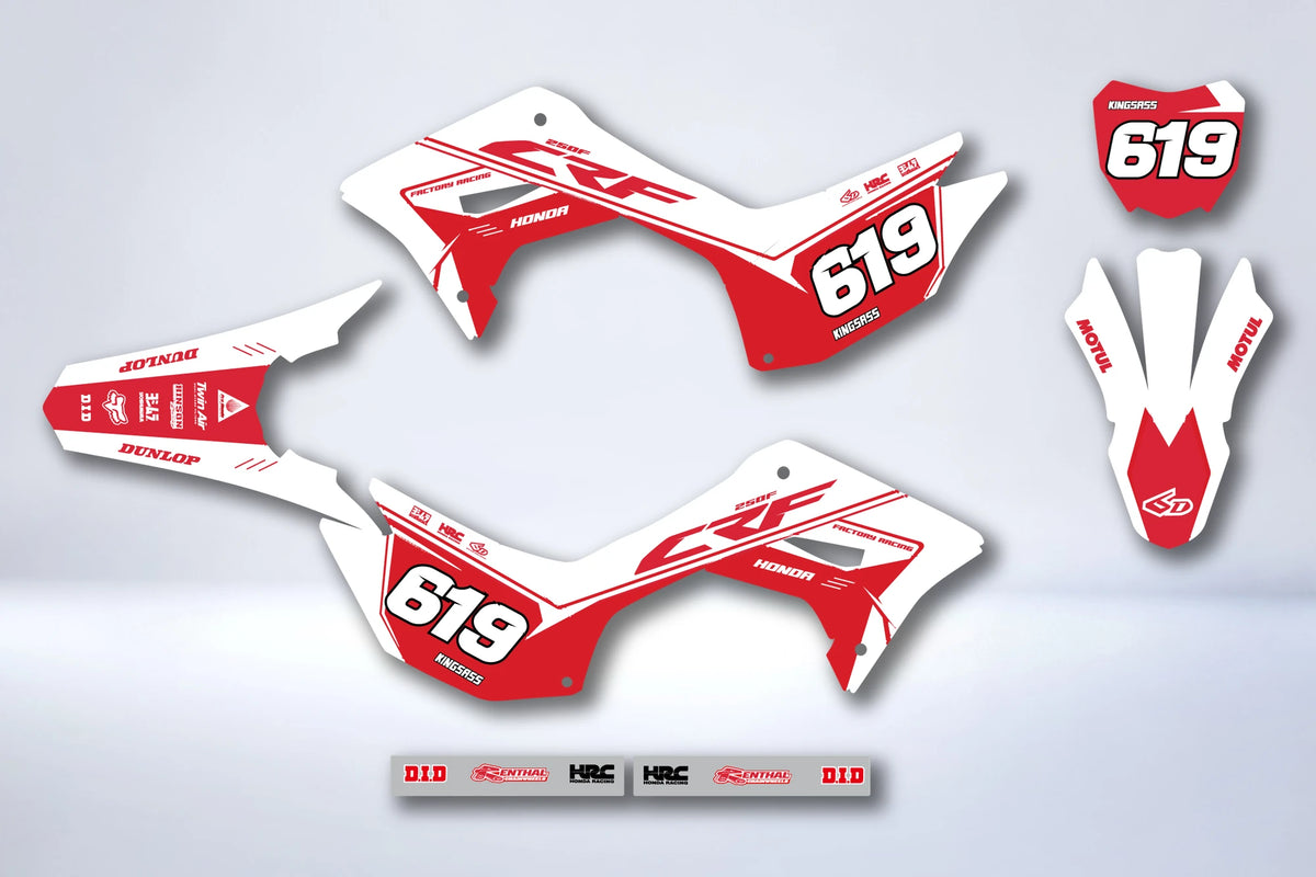 Kit Déco HONDA CRF 230 F / 250 F 2019-2026 - HYDQUOR