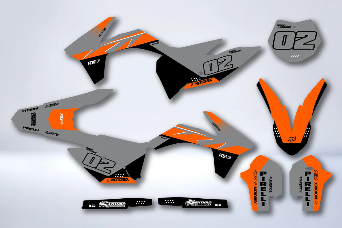 Kit Déco KTM EXC EXC-F SX SX-F 2011-2013 - ZEPTON