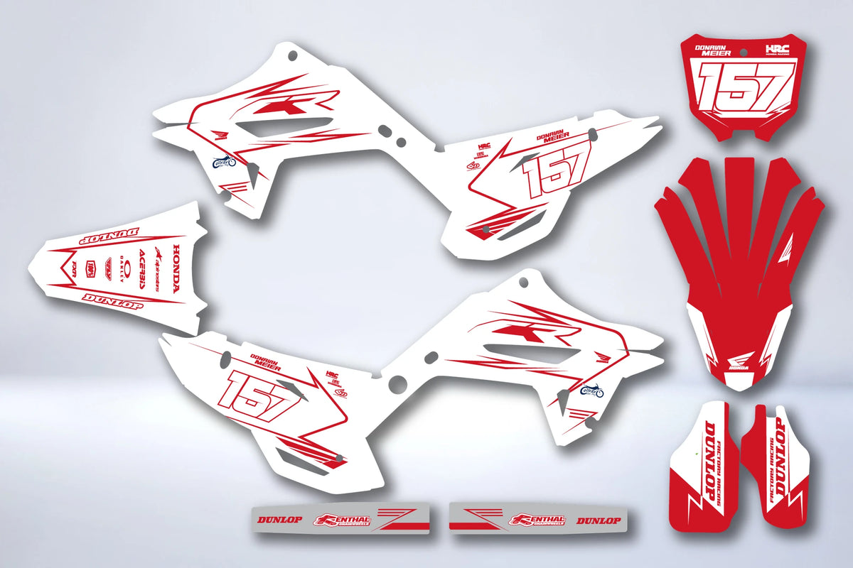 Kit Déco HONDA CR 125 / 250 2002-2012 RESTYLE POLISPORT 2024 - WYRMOS