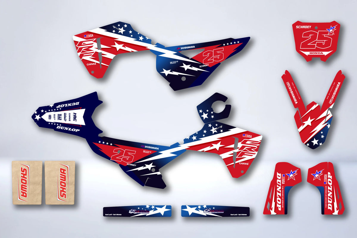 Dekor-Kit HONDA CRF 250 & CRF 450 2025-2026 - AXOKANE