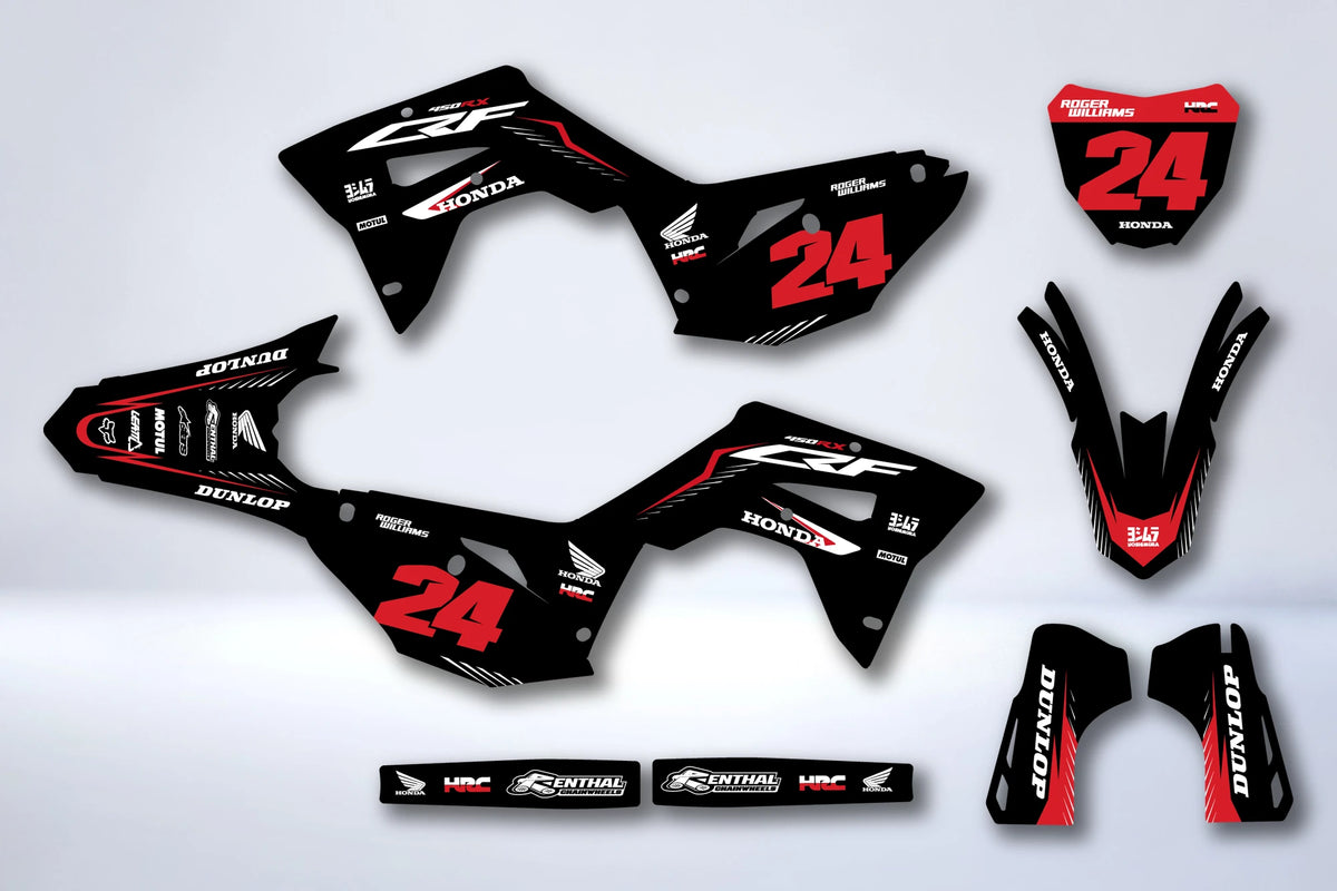 Dekor-Kit HONDA CRF 450 2017-2020 CRF 250 2018-2021 - SKOKANE