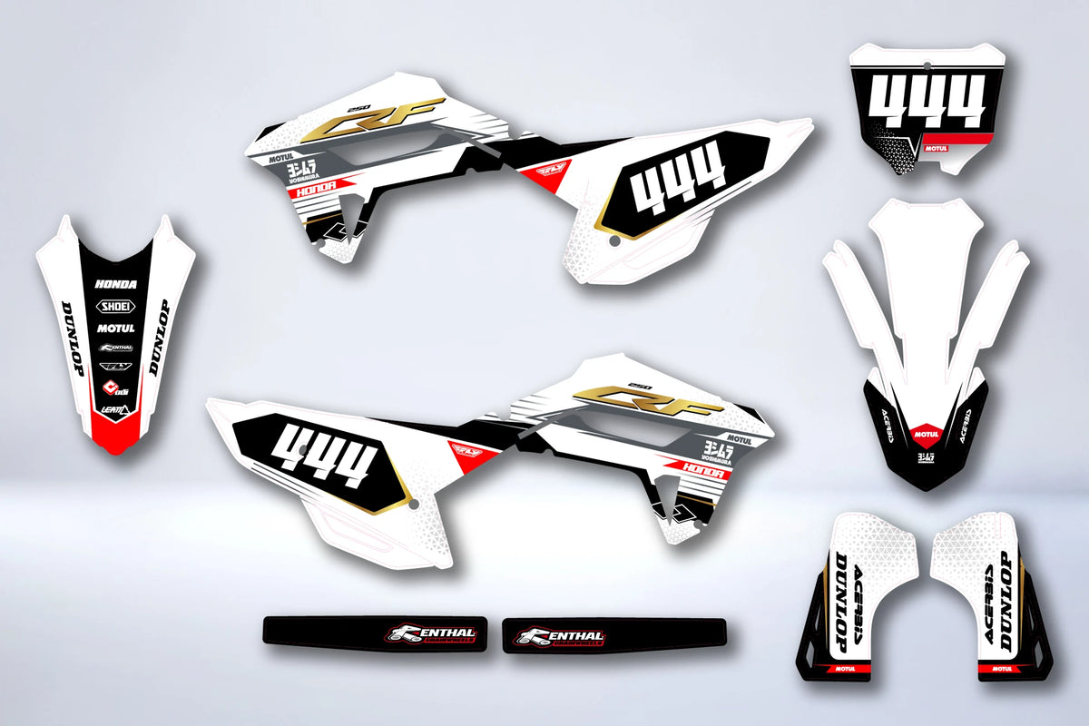 Dekor-Kit HONDA CRF 250 2022-2024 & CRF 450 2021-2024 - MYRTOR