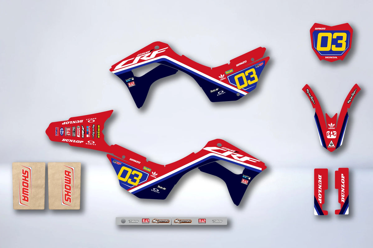 Kit Déco HONDA CRF 230 F / 250 F 2019-2026 - TYRDAX