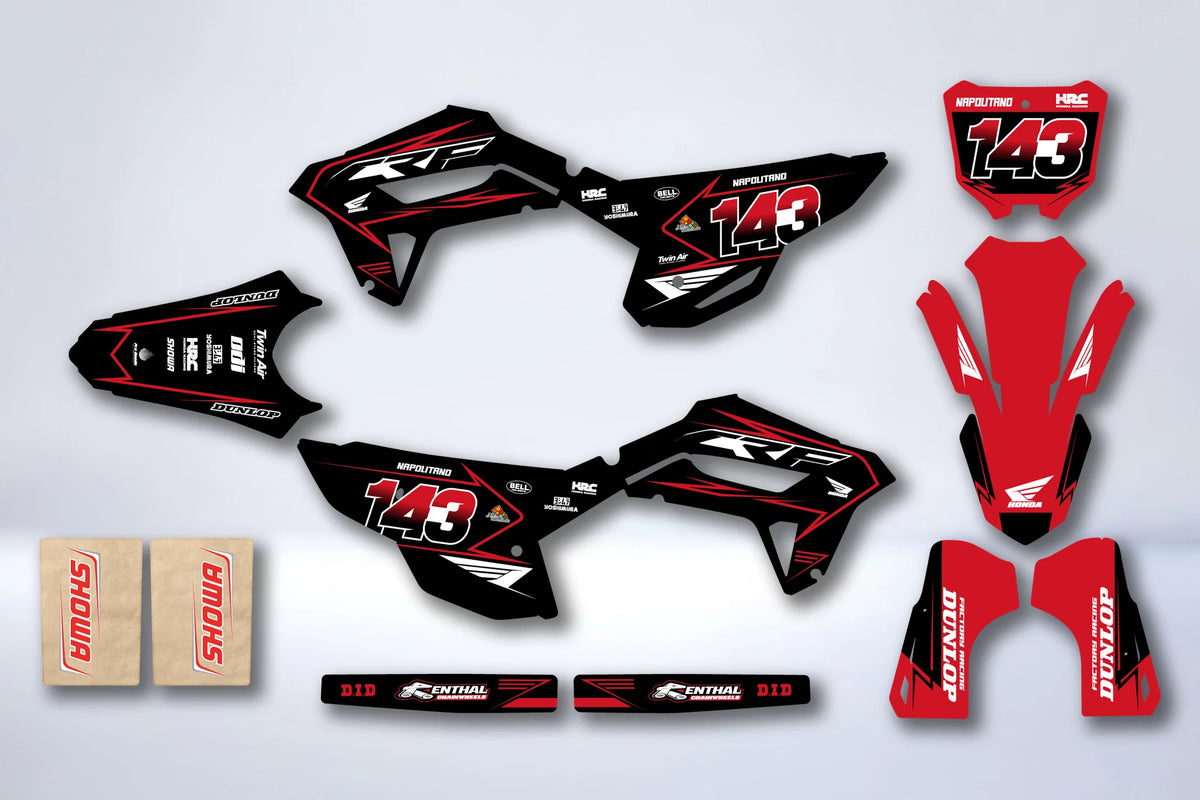 Dekor-Kit HONDA CRF 250 2022-2024 & CRF 450 2021-2024 - FYRFEN