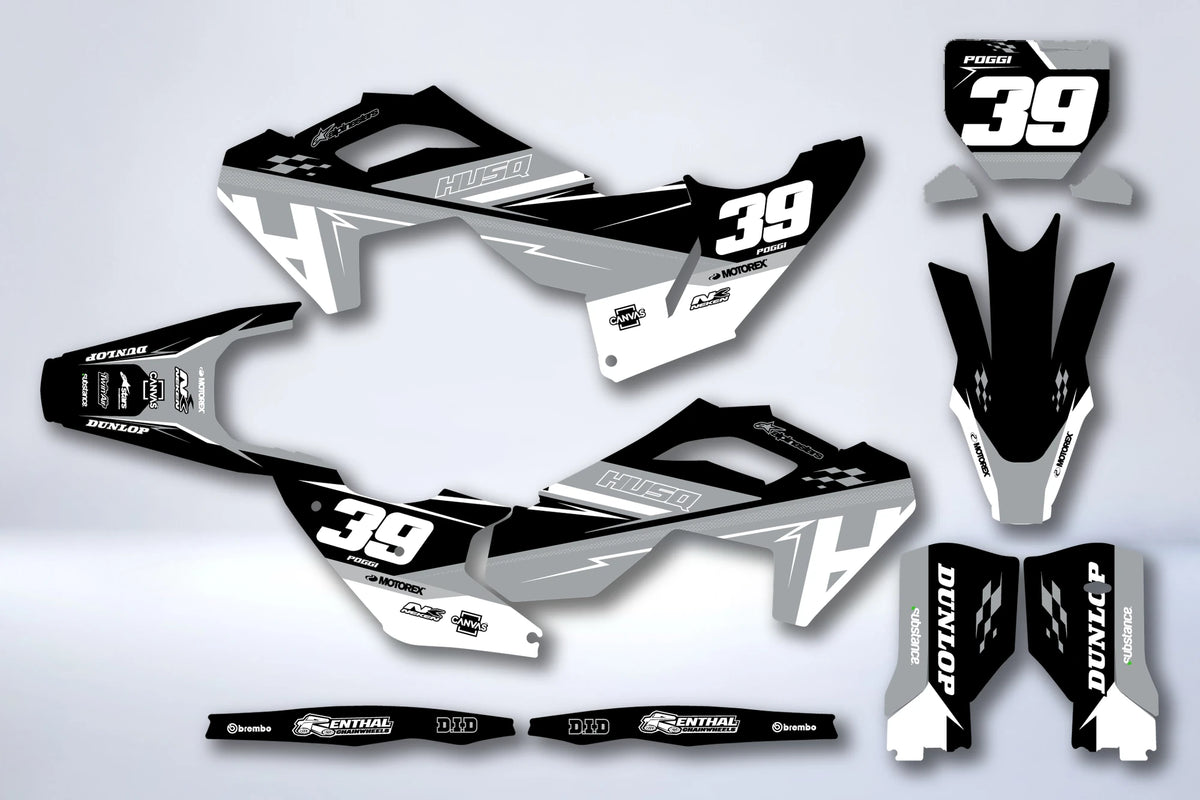 Graphics kit HUSQVARNA FC/TC 2023-2024 & TE/FE 2024-2025 - NOVZIX