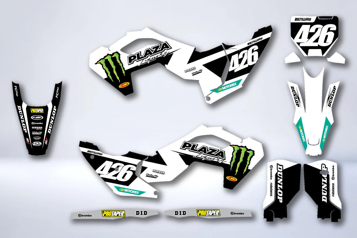 Dekor-Kit HUSQVARNA FC/TC 2023-2024 & TE/FE 2024-2025 - DUSKANE