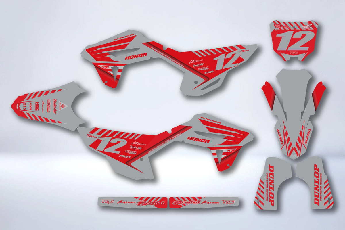Dekor-Kit HONDA CRF 250 2022-2024 & CRF 450 2021-2024 - HELSYN