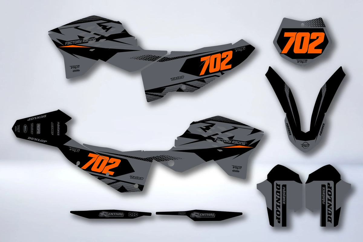 Kit de adhesivos KTM EXC EXC-F SX SX-F 2007-2011 - FERPEX