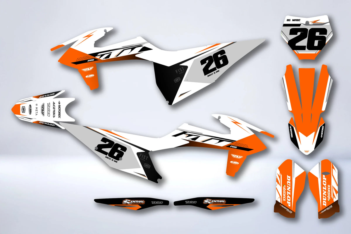 Kit Déco KTM EXC EXC-F SX SX-F 2019-2023 - SYLNYX