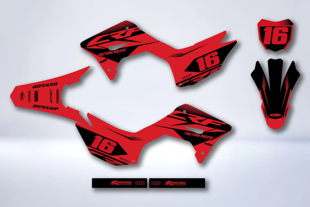 Graphics kit HONDA CRF 250 F 2019-2025 - FERVOK