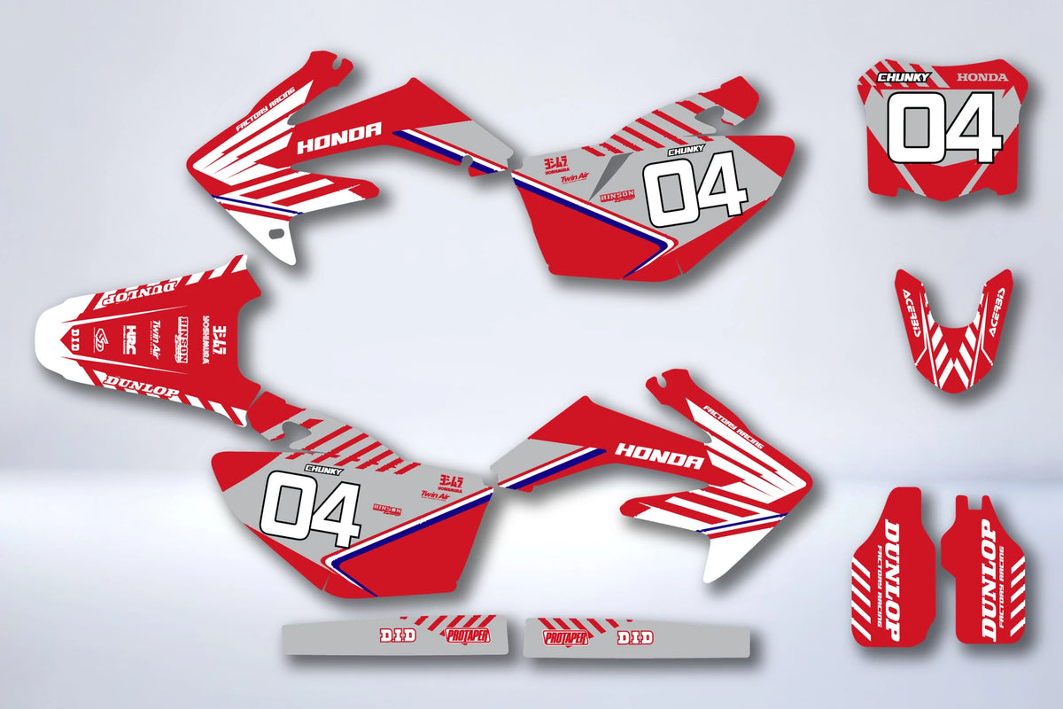 Dekor-Kit HONDA CRF 250 2004-2009 - SYLXIS
