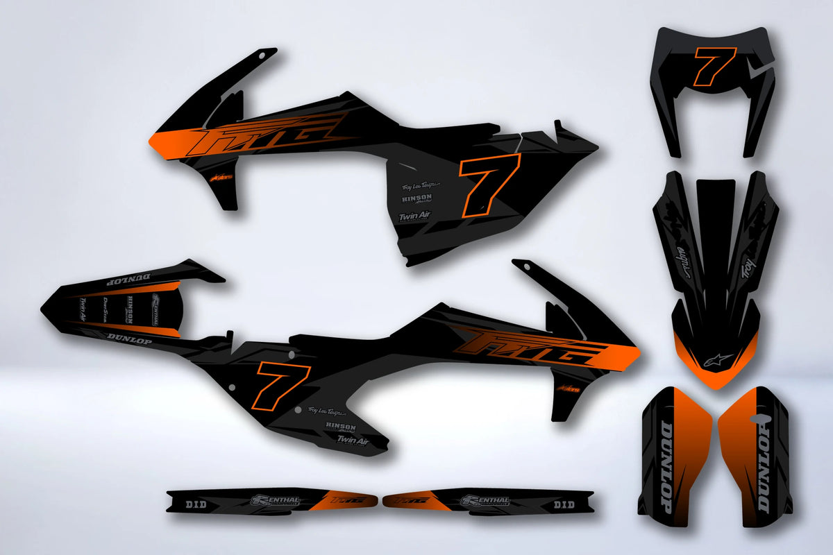 Kit Déco KTM EXC EXC-F SX SX-F 2016-2019 - LUMVIX