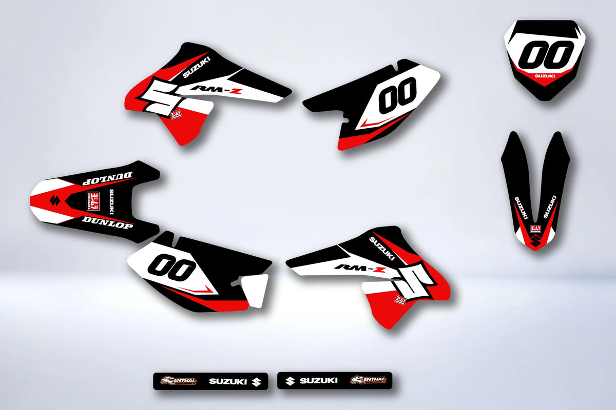 Dekor-Kit SUZUKI DR-Z 125 2008-2025 - ÉCARLATE