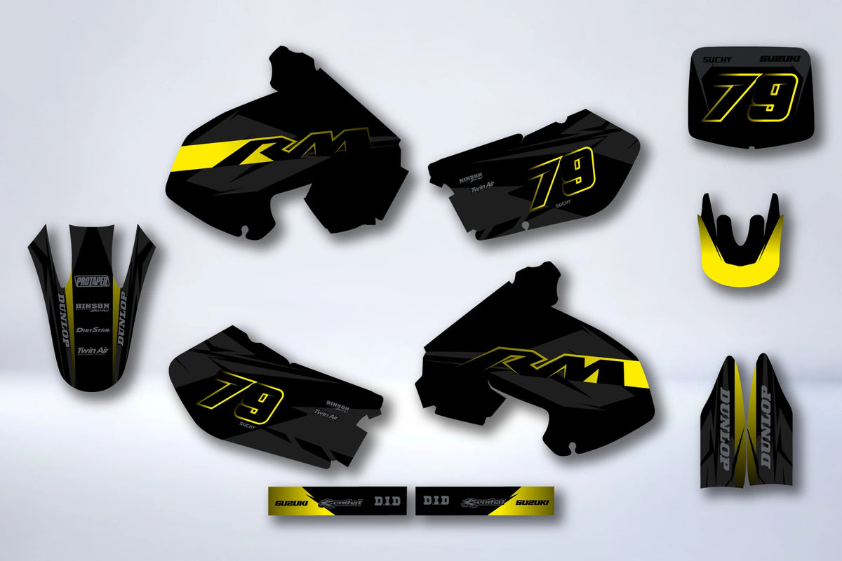 Graphics kit SUZUKI RM 125-250 1999-2000 - TOPAZE