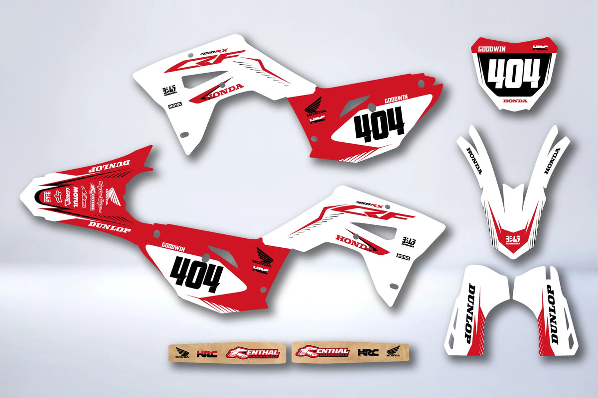 Dekor-Kit HONDA CRF 450 2017-2020 CRF 250 2018-2021 - WARVAR