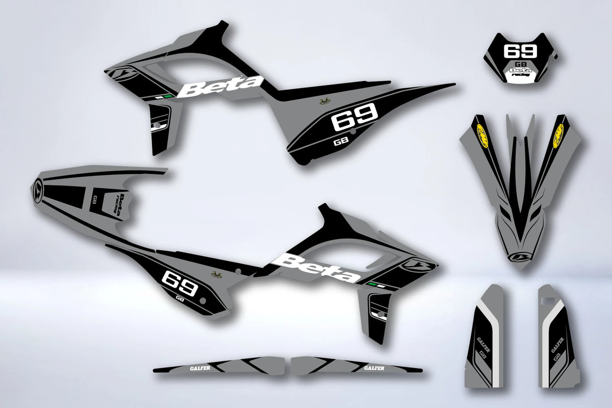 Graphics kit BETA RR 2018-2019 POLISPORT RESTYLE - ÉTAIN