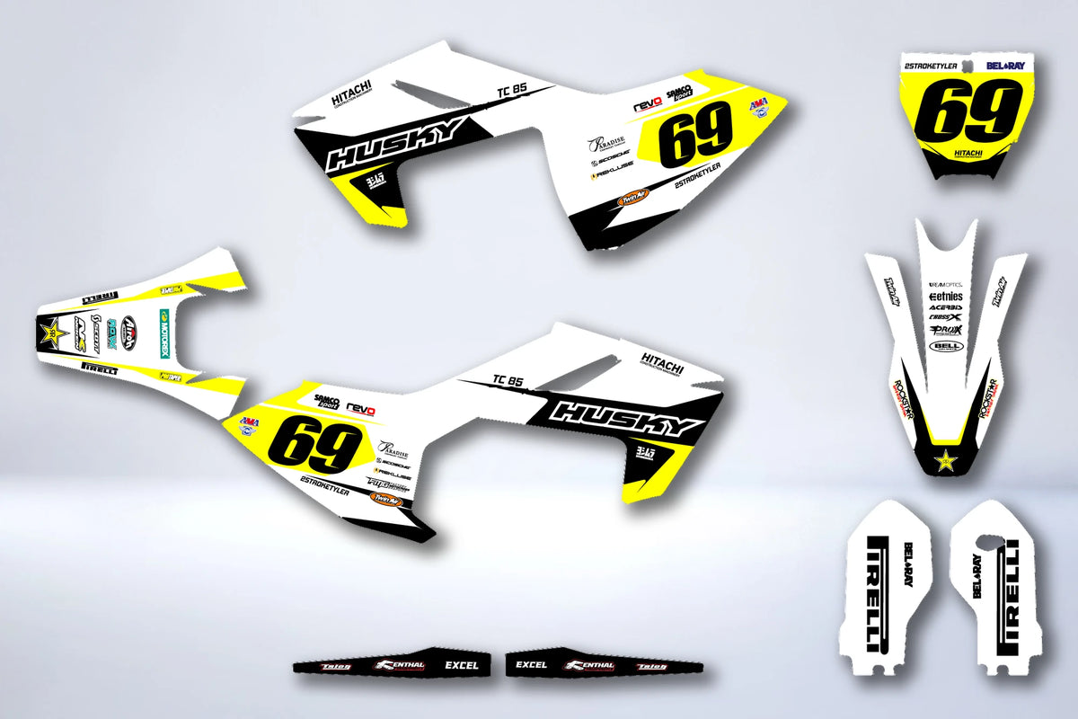 Kit de adhesivos HUSQVARNA TC 85 2018-2024 - FERMAX