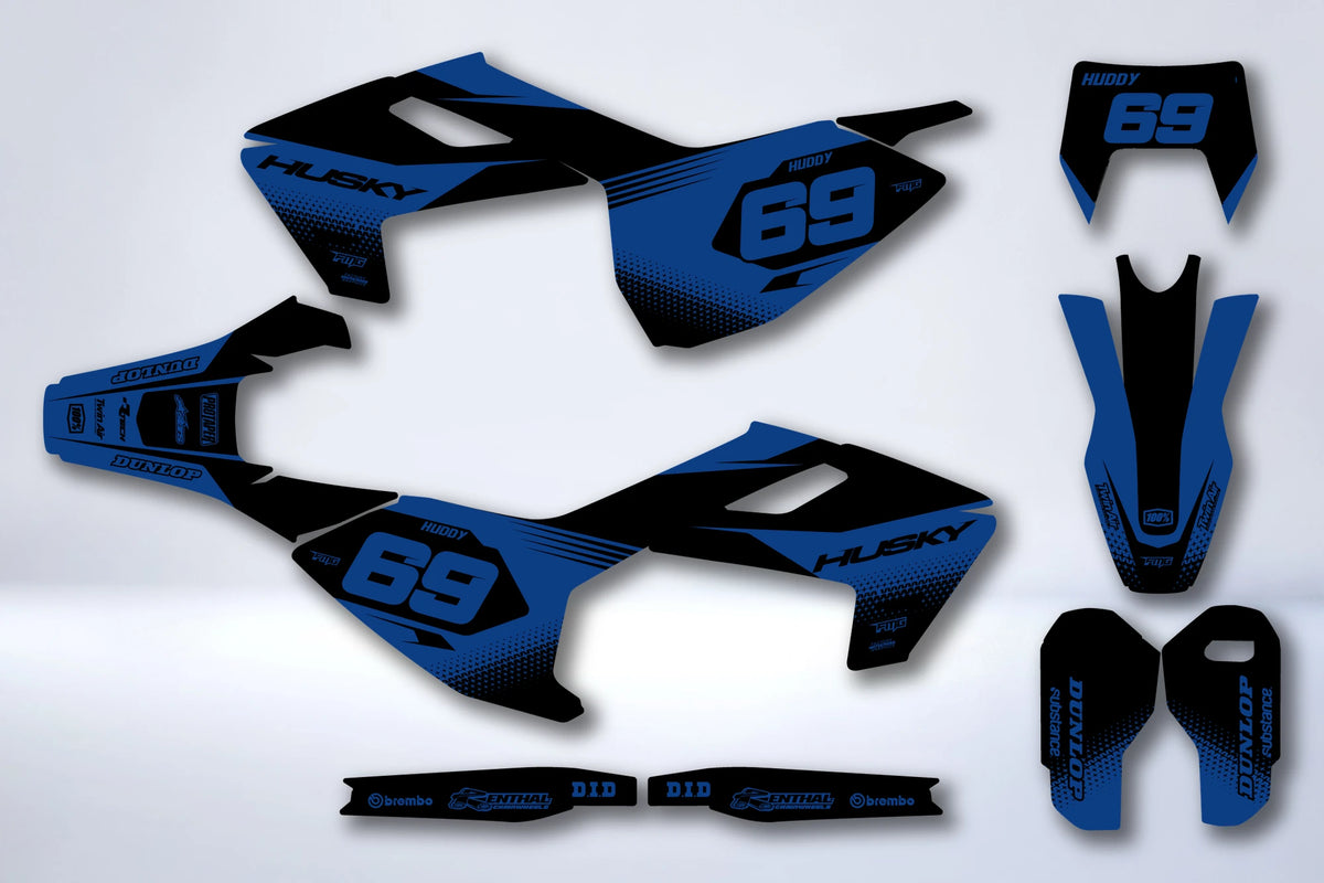 Kit grafiche HUSQVARNA FE / FC / TE / TC 2016-2018 - PROVAR