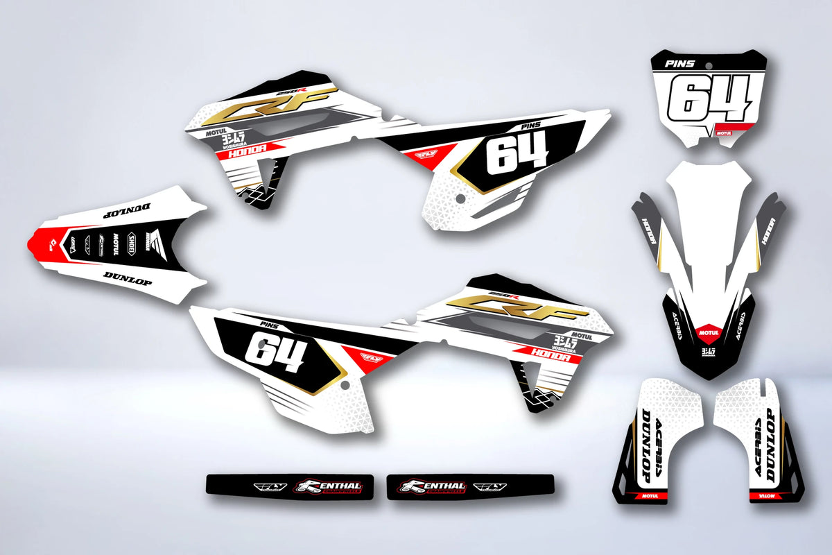Dekor-Kit HONDA CRF 250 2022-2024 & CRF 450 2021-2024 - VORKOR