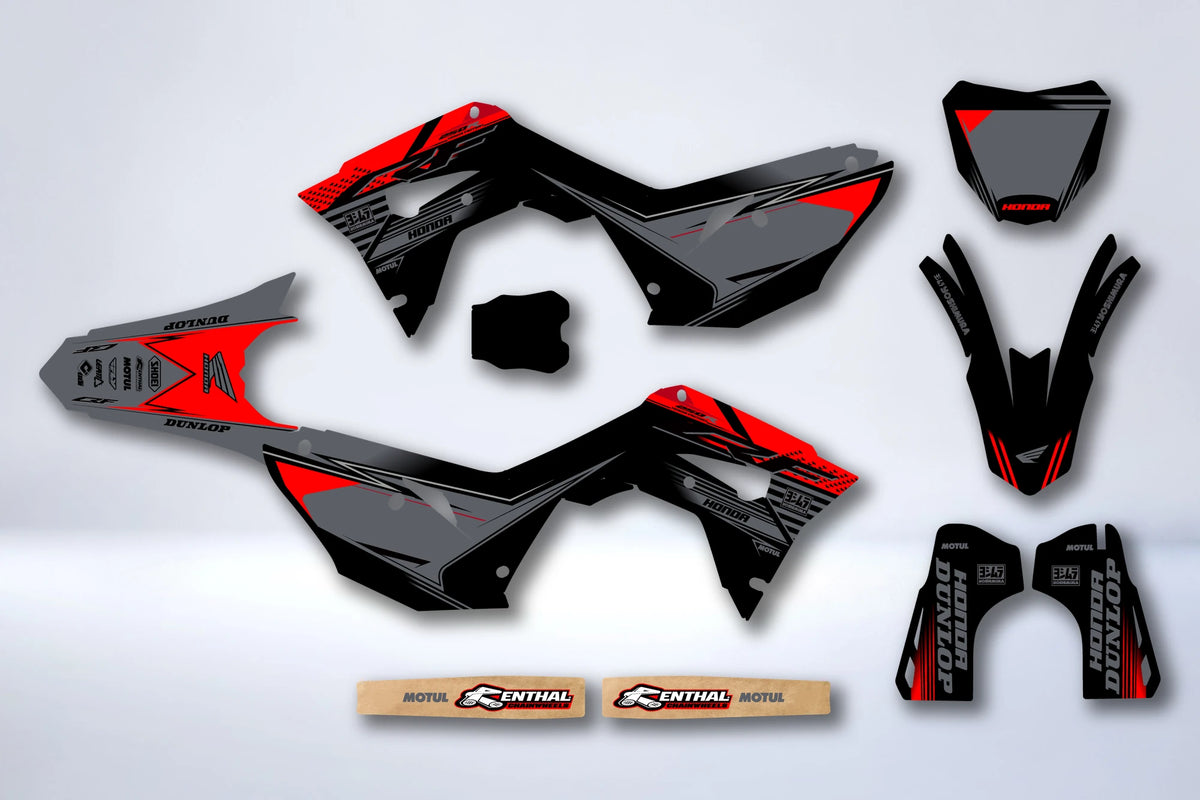 Dekor-Kit HONDA CRF450X 2018-2021 - ZAKLEX