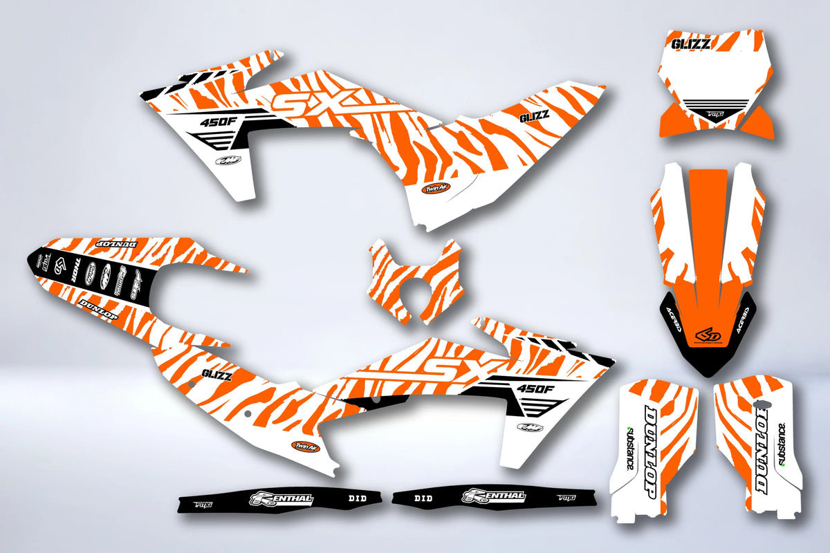 Dekor-Kit KTM EXC EXC-F SX SX-F 2023-2025 - ODYVIX