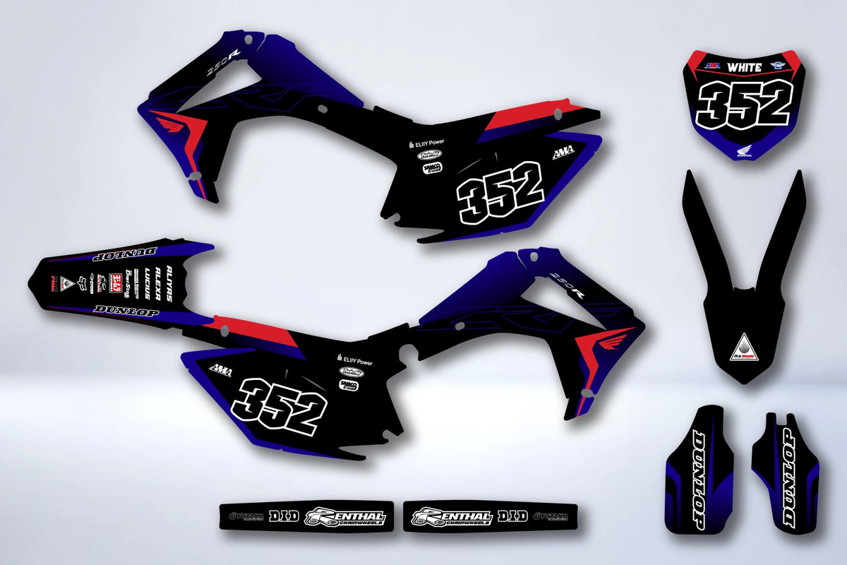 Dekor-Kit HONDA CRF 250-450 2013-2016 - TRAKIS