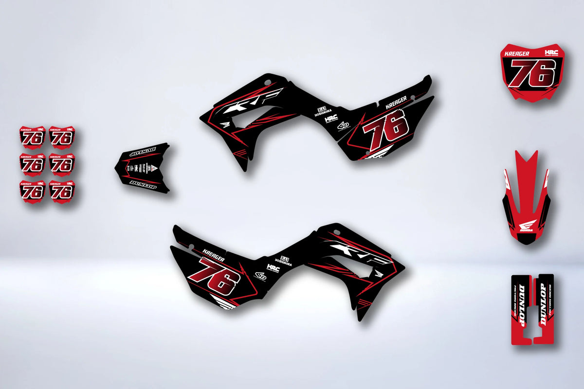 Kit grafiche HONDA CRF 110 F 2019-2026 - BLALIX