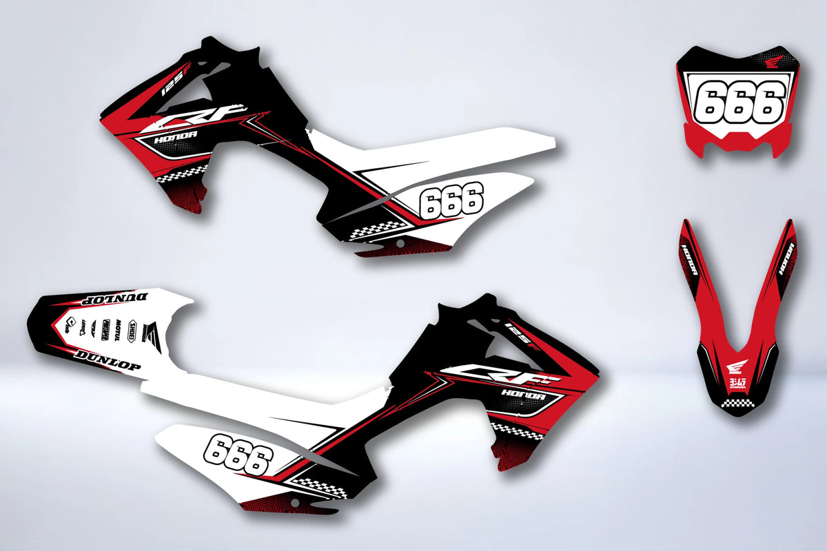 Dekor-Kit HONDA CRF 125 F 2013-2018 - SYLNIS