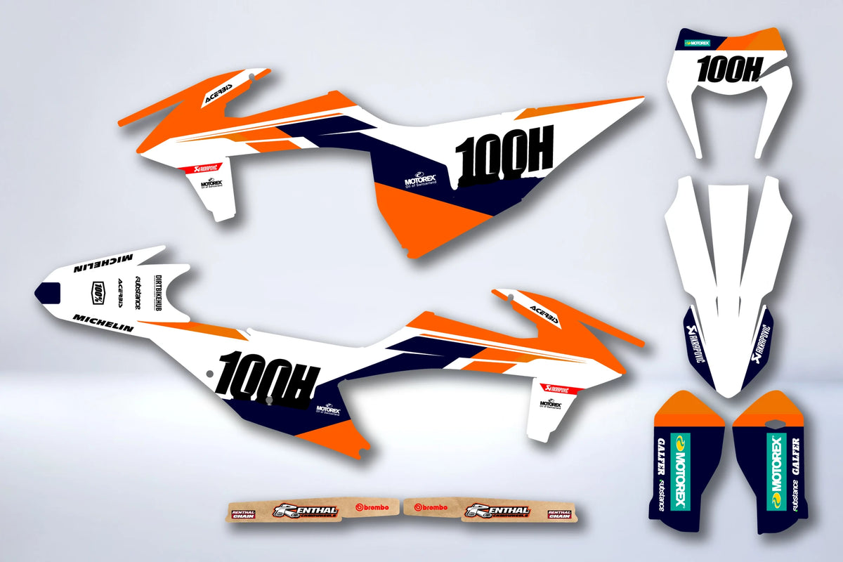 Kit autocolantes KTM EXC EXC-F SX SX-F 2019-2023 - DRASYN