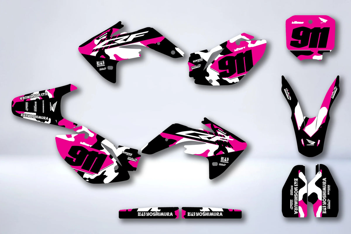 Dekor-Kit HONDA CRF 150 R 2007-2025 - PYRNIS