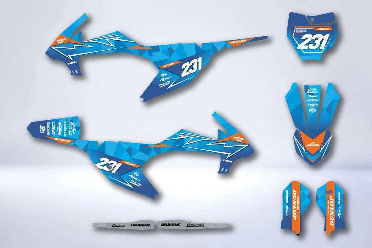 Graphics kit KTM SX 65 2016-2023 - PYRKIS