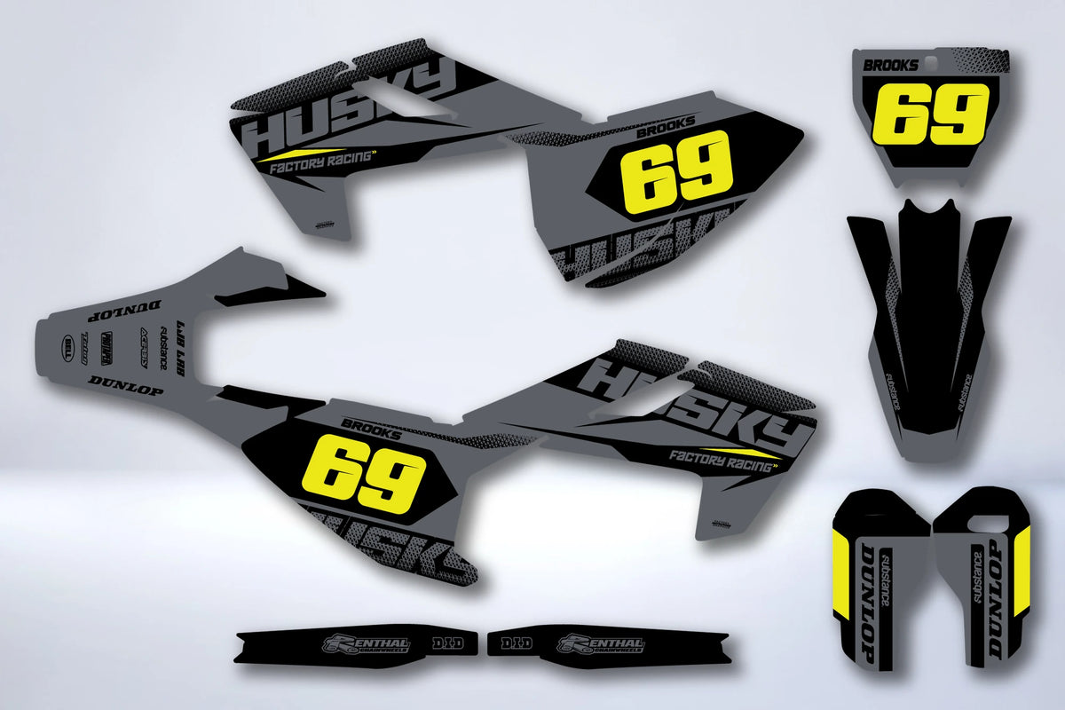 Kit grafiche HUSQVARNA FE / FC / TE / TC 2016-2018 - GRAMAX