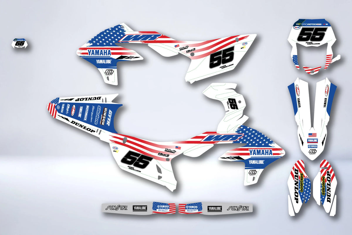 Graphics kit YAMAHA WR 250F 2025 & WR450F 2024-2025 - KALTON