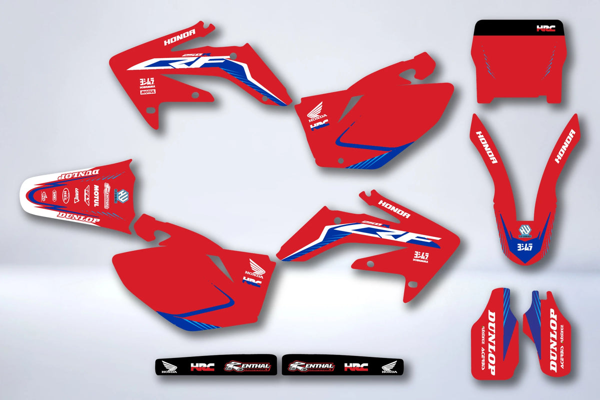 Dekor-Kit HONDA CRF 250 2004-2009 - MYRVIX