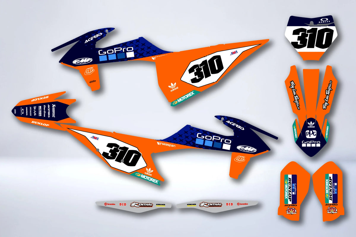 Kit Déco KTM EXC EXC-F SX SX-F 2019-2023 - NEXKOR