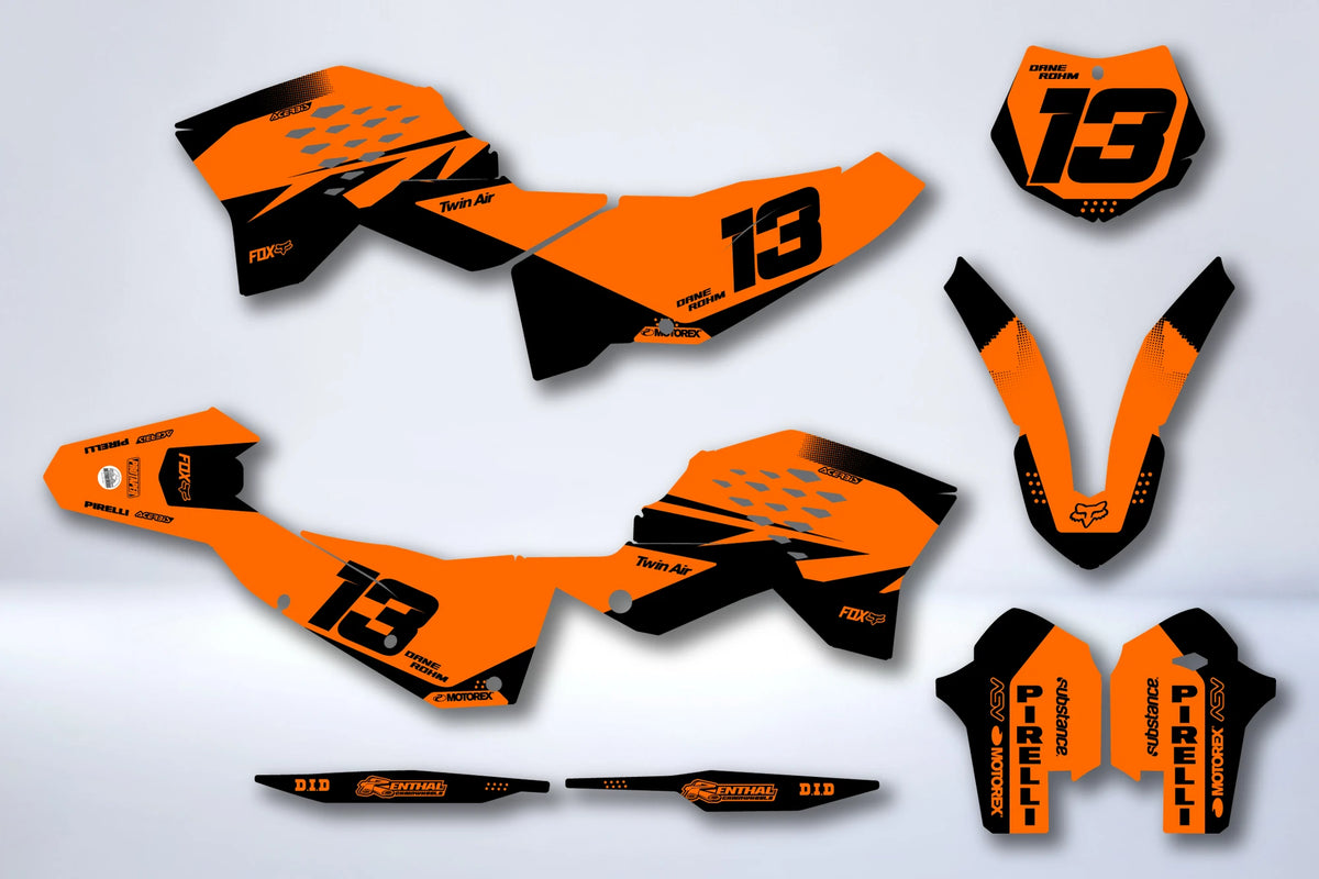 Kit Déco KTM EXC EXC-F SX SX-F 2007-2011 - XERTHOR