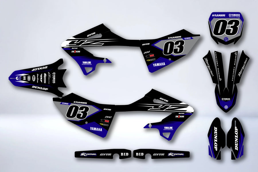 Kit déco Yamaha YZ 125/250 2022-2026 KENRAX