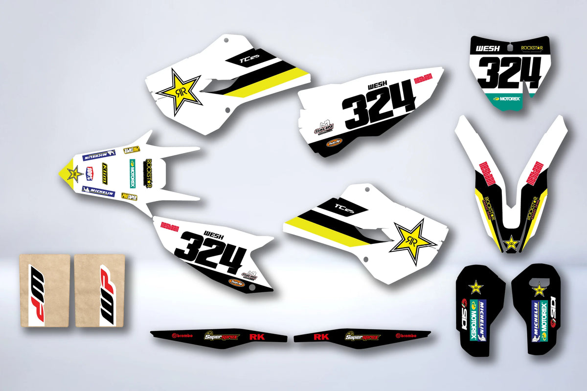Kit grafiche HUSQVARNA FE / FC / TE / TC 2014-2016 - MARGAR